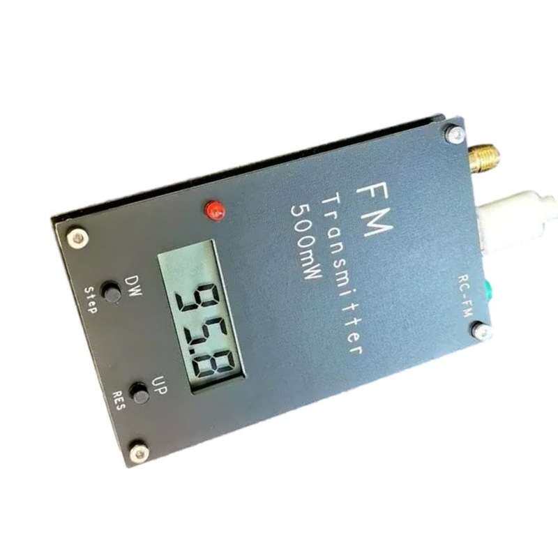 2000米FM发射机 数字显示 0.5W 500mW 立体声76-108M
