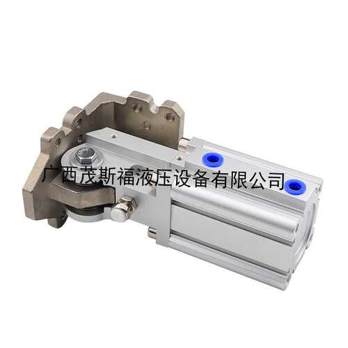 90度翻转气缸机构侧姿组气缸 机械手齿轮式直角反转机构HC4050FC