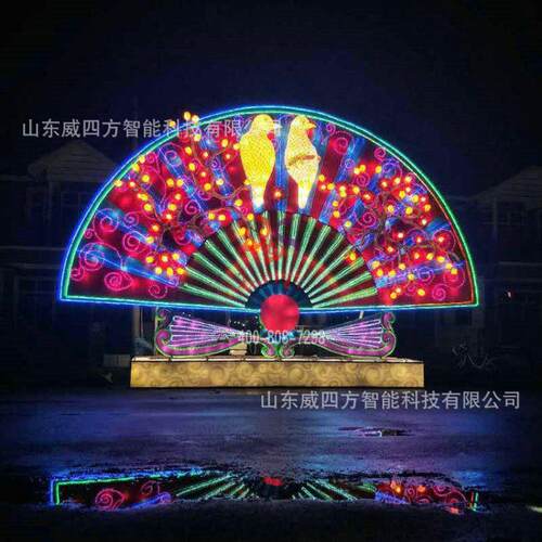 2021春节元宵大型花灯会展览 led彩灯牛年新款造型灯定制工厂直销