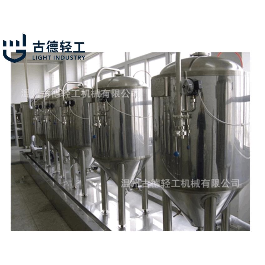 厂家供应酒酿发酵不锈钢锥形发酵罐精酿啤酒设备锥形发酵罐