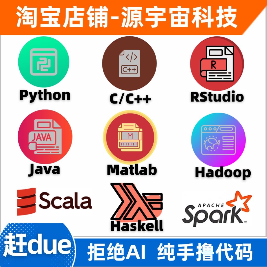 python算法大模型Matlab代编程spark大数据R语言java代做C++代码