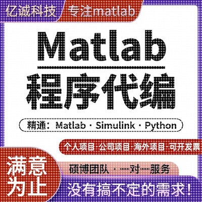 matlab代码帮做程序代编问题解决数学复现simulink建模与仿真代做