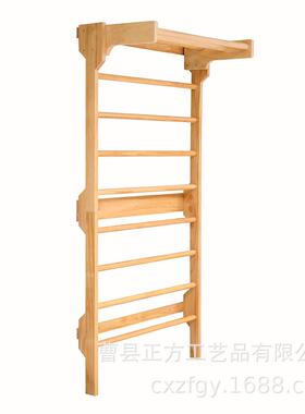 肋木室内助木梯架肩压腿瑜伽康复训练力臂实木健身KD锻炼制作架