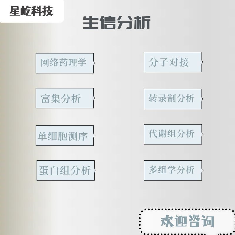生信分析服务作图TCGA/GEO数据库挖掘细胞测序转录学代做指导辅导