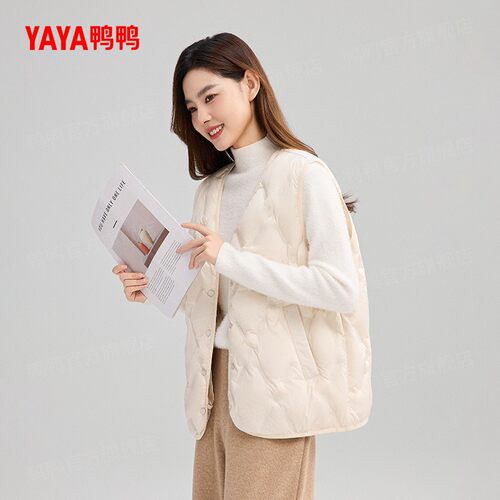 无袖轻薄羽绒马甲女男女同款