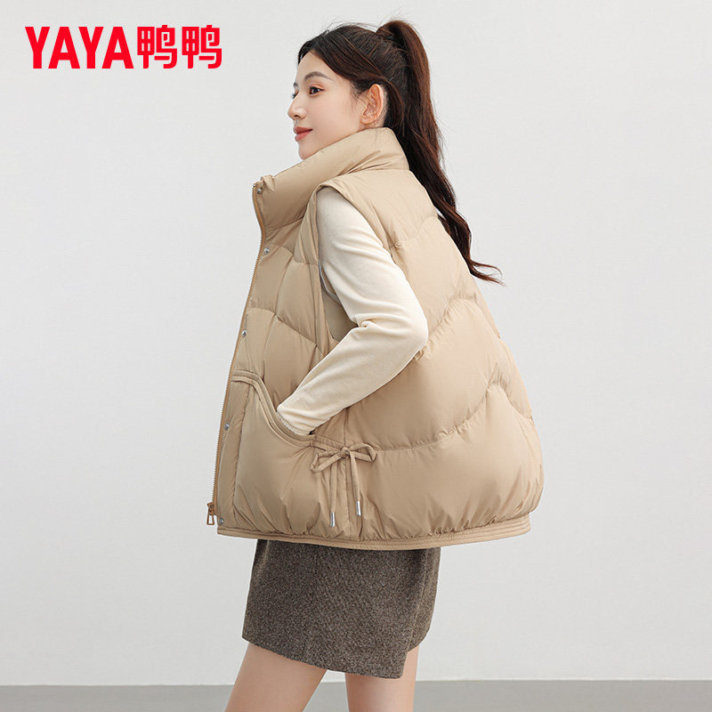 秋冬季小个子羽绒马甲女时尚