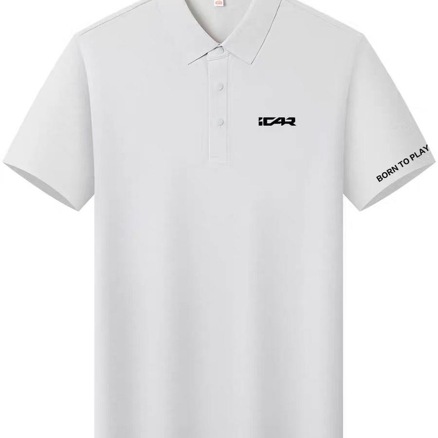 新款奇瑞icar工作服短袖T恤ICAR爱咖汽车4S店工装POLO衫定制logo