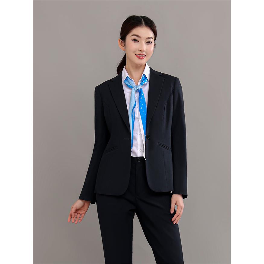 24款奔驰西服女士外套4S店商务正装职业女士单件修身上衣弹力西装