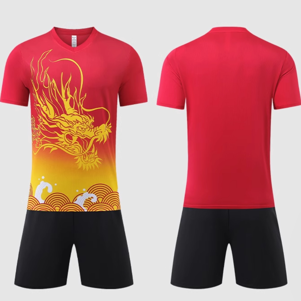 龙舟服定制套装男端午划龙舟比赛服装团队训练服速干短袖篮球衣服