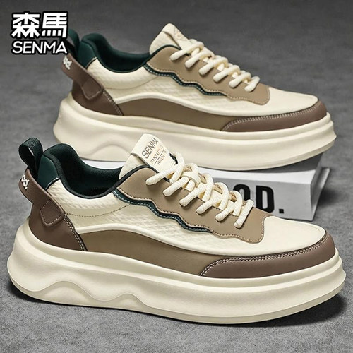 森马男鞋板鞋厚底增高鞋潮牌通勤