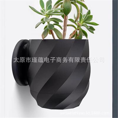 跨境 Wall Bloom Planters 3D打印墙挂桌面花盆家居装饰