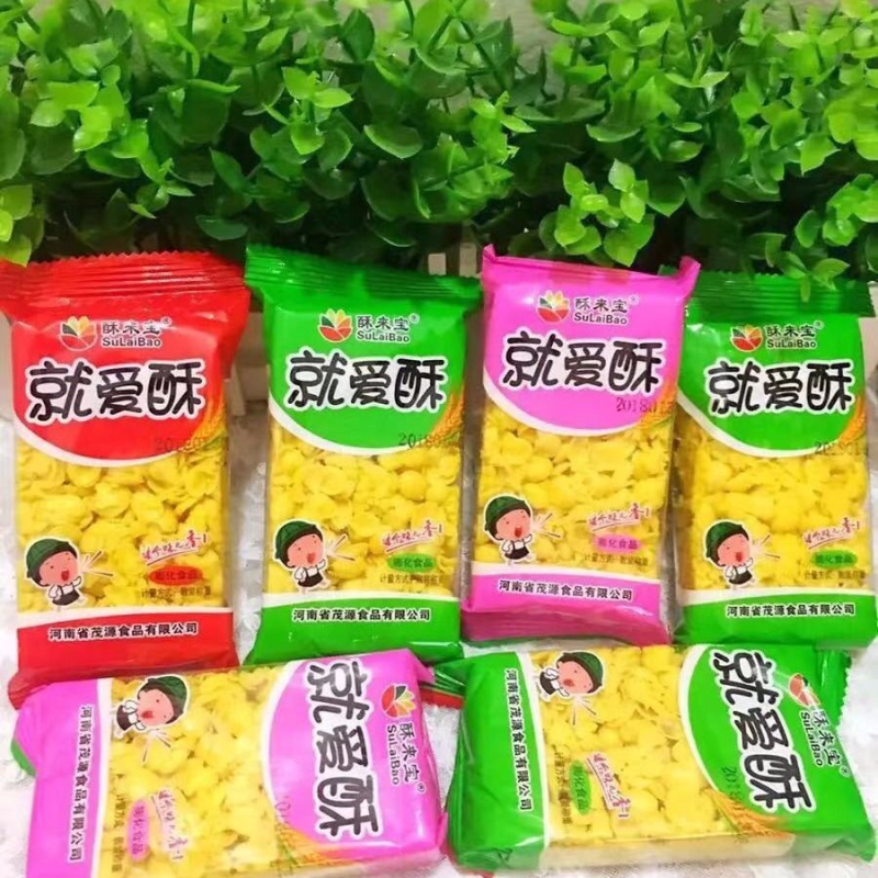 酥来宝就爱酥25克粗粮沙琪玛玉米片酥脆零食膨化休闲食品包邮