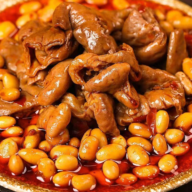 江油肥肠即食卤味麻辣新鲜猪大肠熟食下饭菜零食黄豆肥肠香辣网红