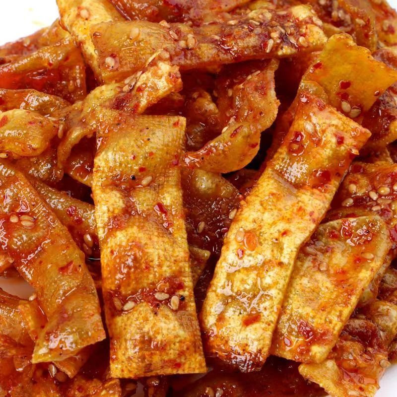 大包装150克泡泡干湖南特产平江香辣豆腐皮解馋零食小吃休闲食品