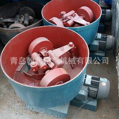 青岛厂家直供砂处理铸造设备 实验室设备S1106小型双碾轮混砂机
