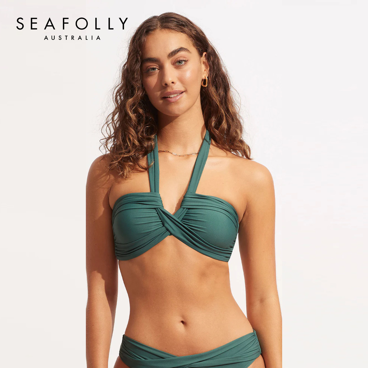 SEAFOLLY露肩露背性感泳衣比基尼
