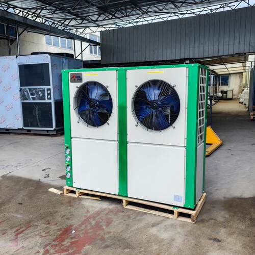 半可导气OML-120A体新材纯水加热用15p高温复叠空能料热泵机组高