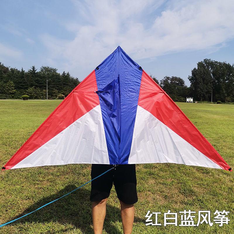 新款潍坊风筝成人大人红白蓝王侉子风筝档长尾平稳好飞厂家