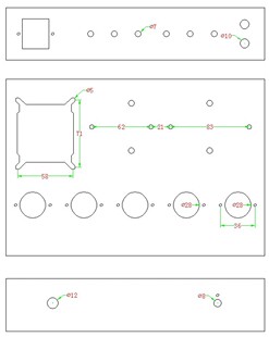 DIY自由创作电子管胆机功放机箱 耳放不锈钢机箱机壳6N8 6P3P