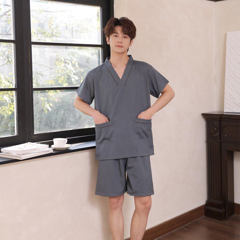 汗蒸服女款2025新款高档桑拿弹力230斤大码按摩洗浴中心洗浴服男