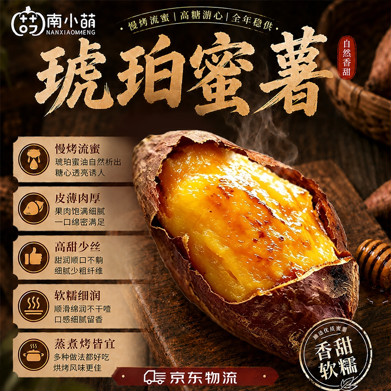 【中秋礼盒】琥珀蜜薯榴莲蜜薯