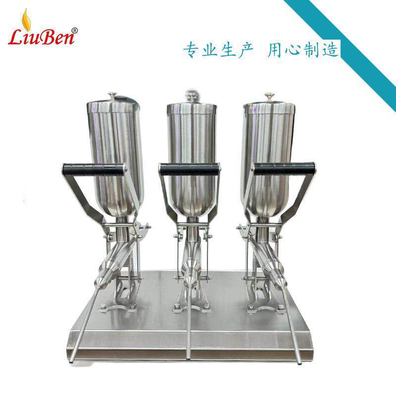 手充注奶油机奶长茶店全自动设备面包店不注动心奶油CT-03机(包