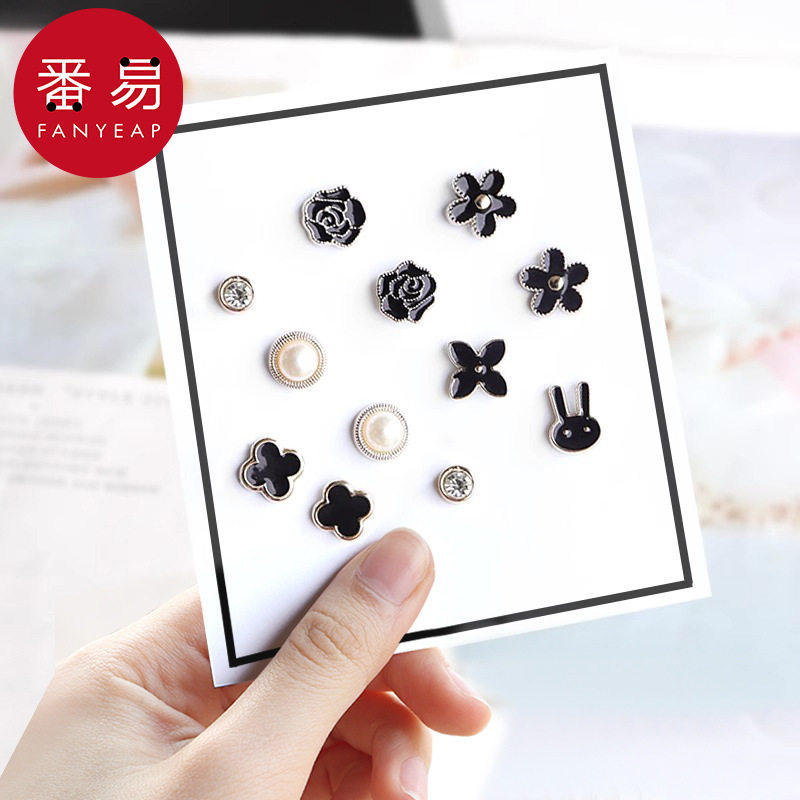 纽扣/防走光C1pq亥0-小胸针领口