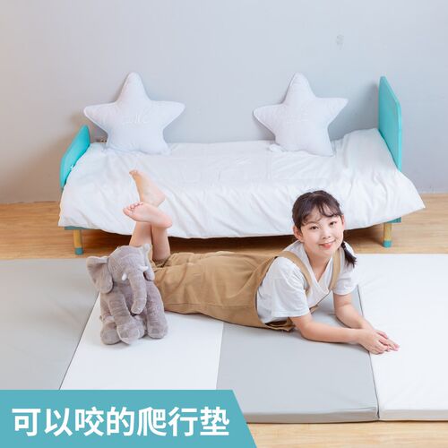 宝宝抗菌加厚4厘米婴幼儿童爬行垫防摔折叠客厅家用无味游戏地垫