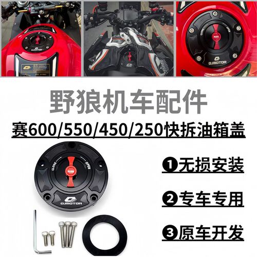 适用钱江赛600/800/550/450/400/350/250追600/350改装快拆油箱盖