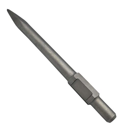 65A电镐尖凿子 大电镐扁凿子 镐头镐钎 石工凿 钢凿扁铲30410MM