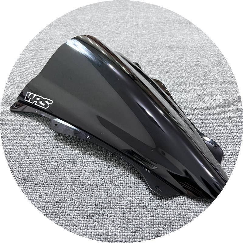 适用于川崎忍者ZX4R ZX4RR挡风玻璃加高挡风玻璃竞技前挡风改装件图片