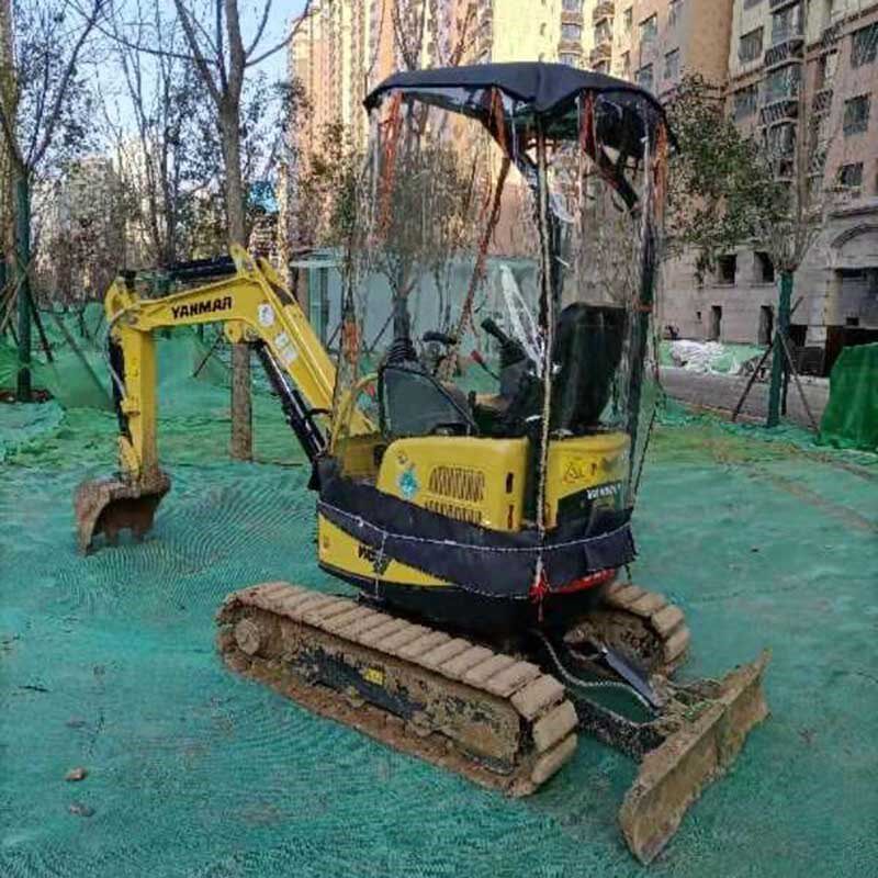 挖掘机雨棚小型微挖车车衣久保田三一徐工挖机保暖车罩雨篷车衣