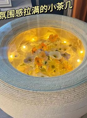 钢化玻璃餐桌面圆形轮胎小茶几玻璃面板家用酒店餐桌转盘台面定制