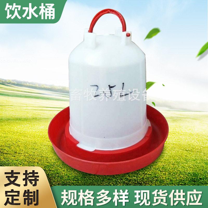 大量供应雏鸡小鸡动物自动塑料饮水桶小鸡水桶厂家喂食器