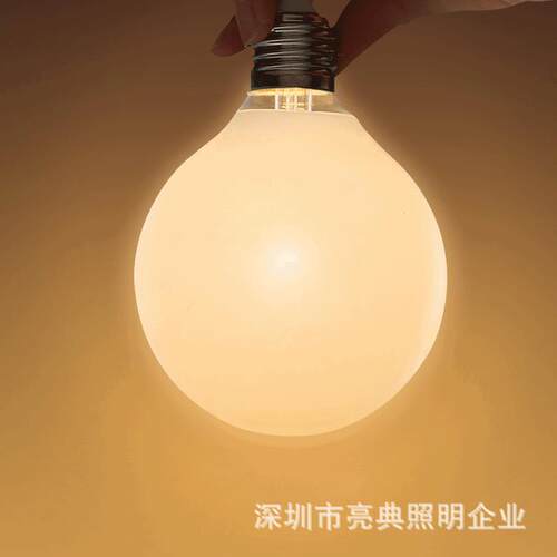 led灯e27螺口镜前灯泡节能爱迪生照明光源暖白黄光灯龙珠泡球泡