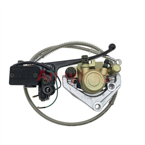 适用凌鹰ZY125T-A 悦星HJ125T-9-9C刹车下泵前碟刹车上泵制动泵