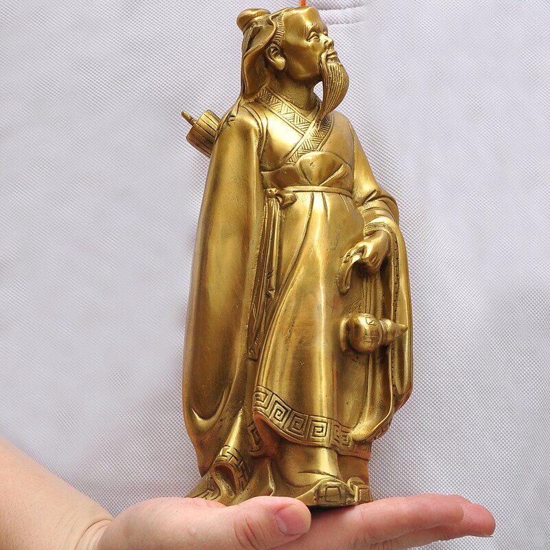黄铜华佗像摆件医圣神医铜像医院诊所药店装饰品工艺品送名医礼品