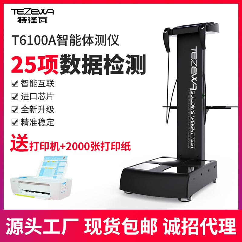 TEZEWA体测仪健身房瑜伽馆用人体成分分析仪智能体脂测量检测仪