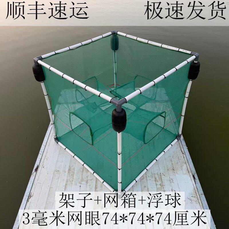 自动进鱼网箱只进不出小鱼专攻白条黄骨鱼麦穗鱼泥鳅麦鲮鱼鱼苗等