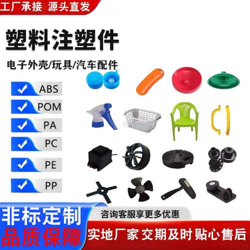 注塑加工异形件塑料制品塑料外壳塑胶零配件abs塑料外壳橡胶制品