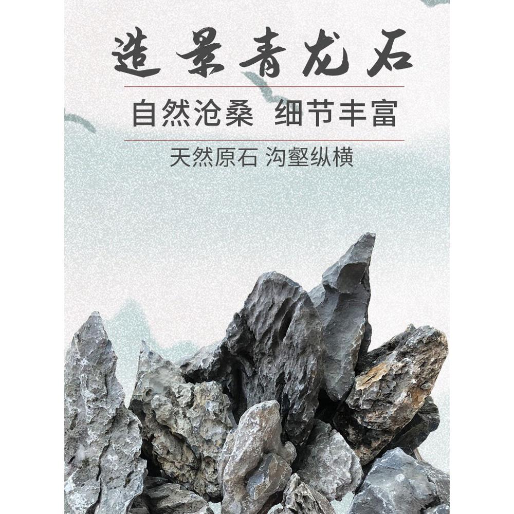 青龙石景观石溪流石鱼缸造景石盆栽真石头草缸假山小块盆景微景观
