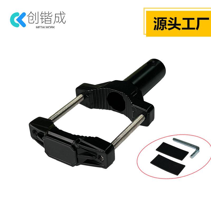 摩托车电动车通用改装前避震震卡扣支架射灯保险杠震扩展支架