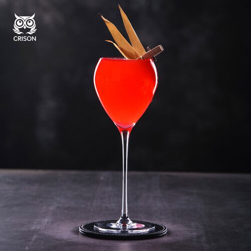 CT2901 CRISON/柯瑞森 心形水晶高脚鸡尾酒杯 马天尼杯 马提尼杯