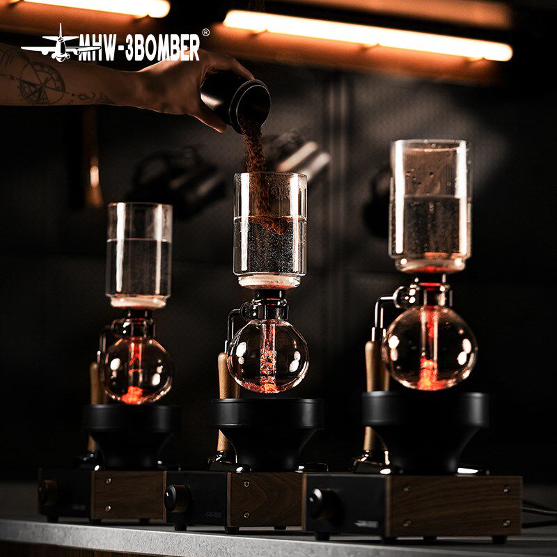 MHW-3BOMBER轰炸机虹吸壶 手工煮蒸馏单品咖啡 家用虹吸式咖啡壶