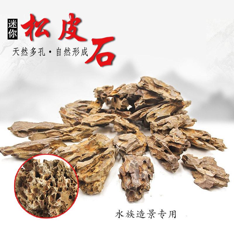 青龙石 松皮石小块鱼缸石头造景水族装饰假山石迷你小号青龙石
