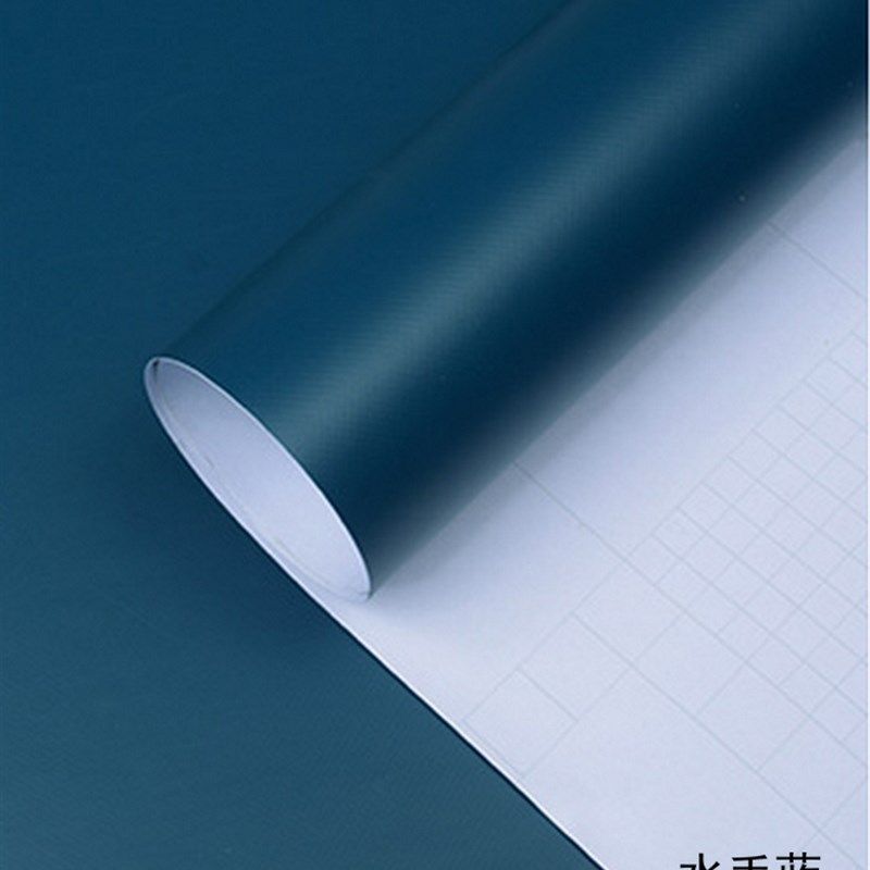 加厚亚光面烤漆贴纸家具橱柜翻新展柜波音软片防水墙纸壁纸墙贴