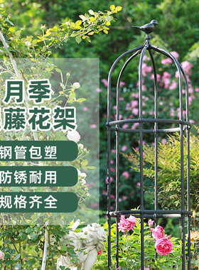 加高月季大花架爬藤架花园庭院别墅铁线莲藤本花卉园艺攀爬花支架