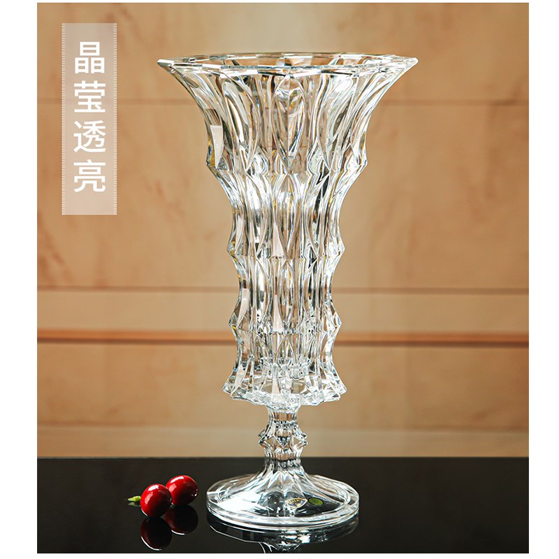 清货 商场撤柜特卖 捷克原装进口水晶玻璃花瓶奢华客厅桌面礼摆件