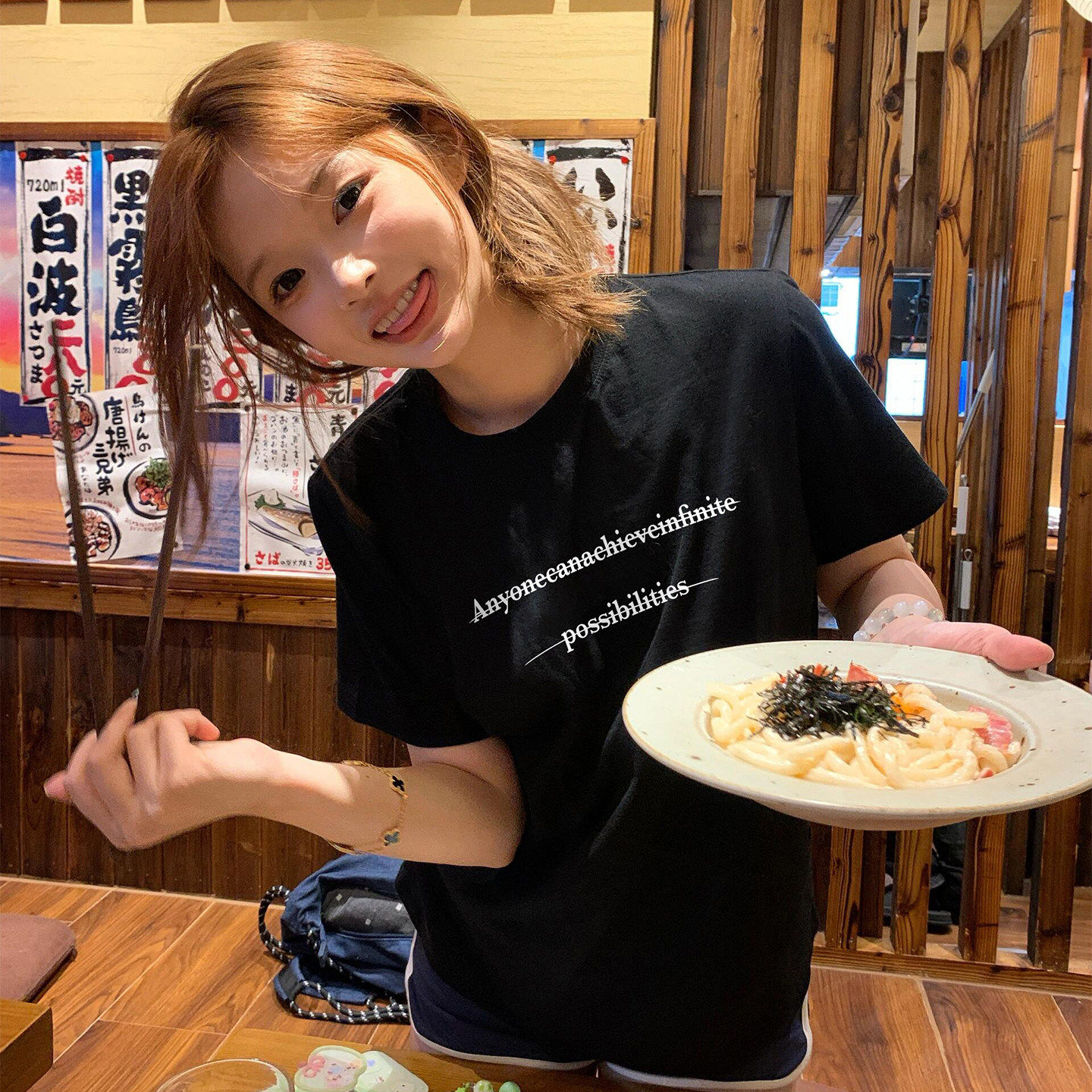正肩黑色短袖女t恤夏宽松韩版慵懒风小个子2026新款纯棉夏季半袖