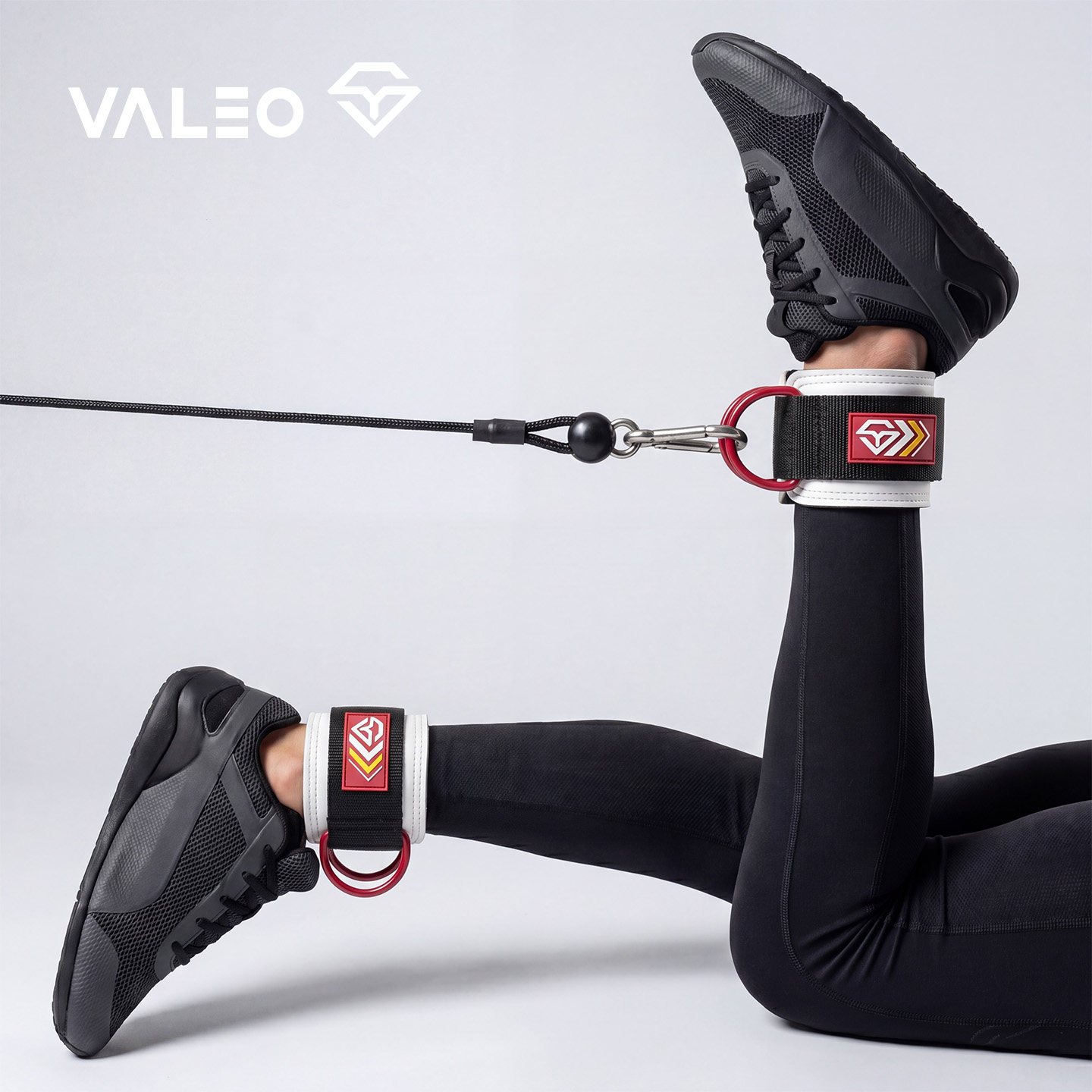 VALEO龙门架脚踝扣拉力绳提臀